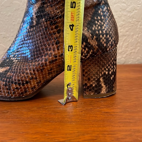 Zadig & Voltaire Women Python Ankle Bootie Made in Italy Size 37 (US 7) - Picture 13 of 14